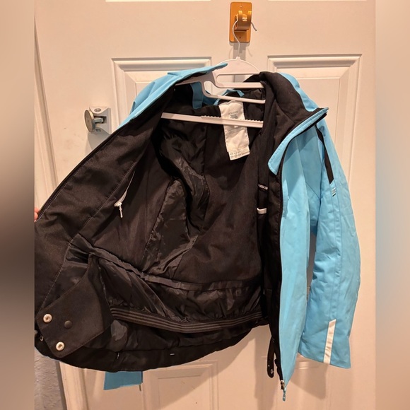 Descente Ski Snow Snowboarding Jacket Coat Blue Wm Size M - Picture 3 of 5